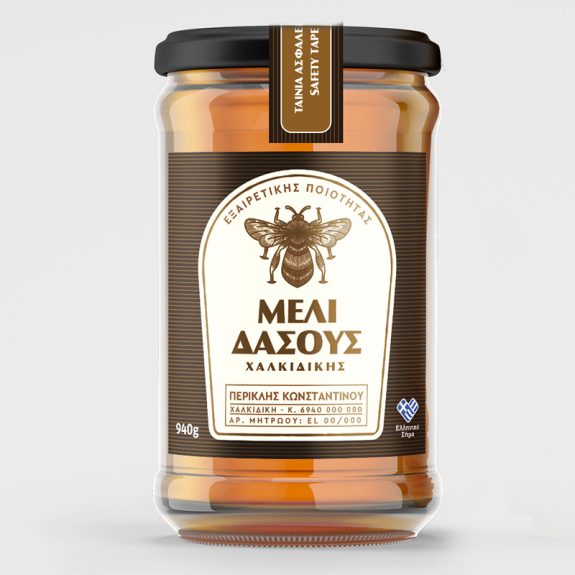 Ετικέτα για βάζο μελιού
